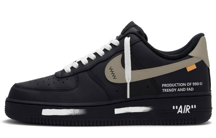 Nike Nike Air Force 1 Skateboard Shoes Unisex Low Top Black Brown