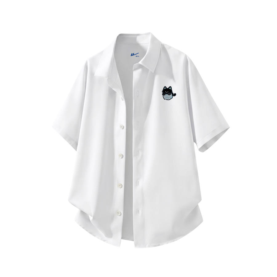 WARRIOR WARRIOR Shirts Men's Lapel Thin Straight Fit