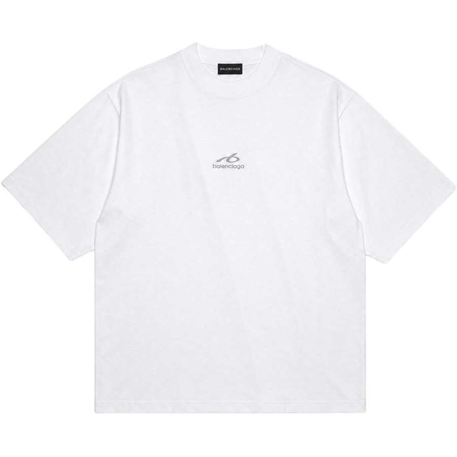 Balenciaga T Shirts Men's White Crew Neck