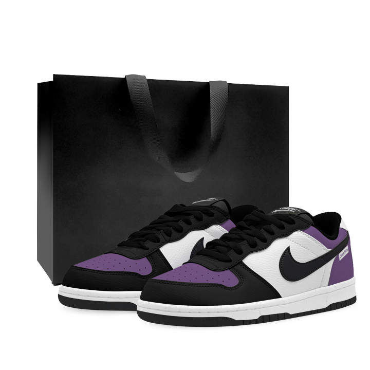 Nike Nike Big Skateboard Shoes Unisex Low Top Black White