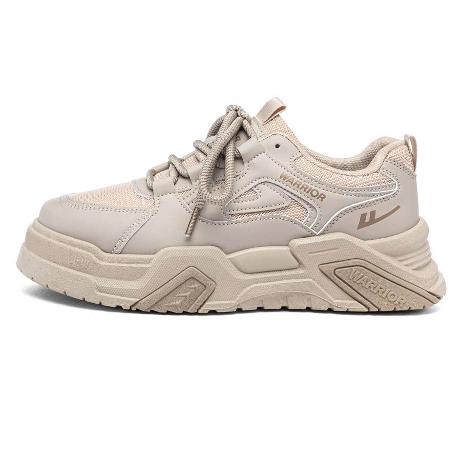 WARRIOR WARRIOR Skateboard Shoes Men's Low Top Dark Khaki