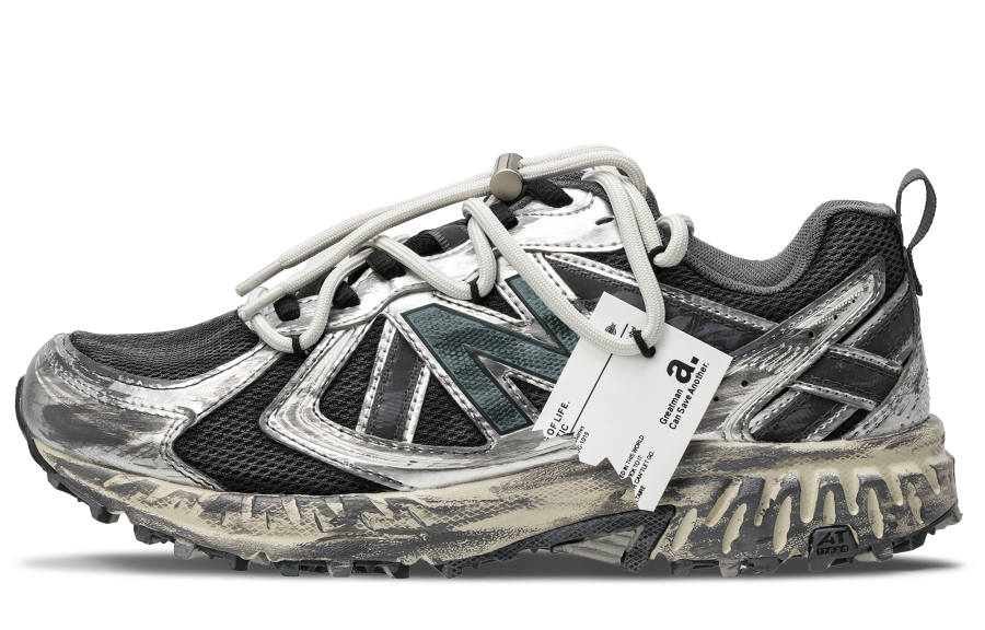 New Balance New Balance NB 410 V5 Running Shoes Unisex Low Top Black Silver Blue