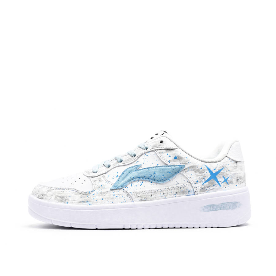 Li-Ning Li Ning Floating Boat Skateboard Shoes Men's Low Top Blue/White