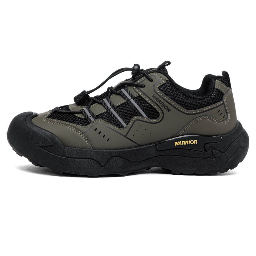 WARRIOR Mountaineering & Hiking Shoes Men's Low Top Army Green Black