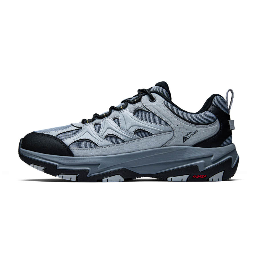 ANTA Mountain Exploration Outdoor Shoes Men's Low Top Downpour Gray/Mystery Gray
