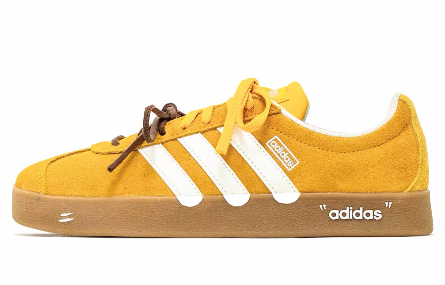Adidas Adidas VL COURT 2.0 German Army Trainers Unisex Low Top Yellow/White