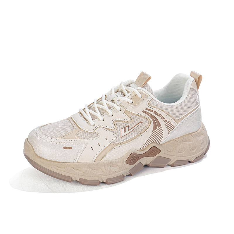 WARRIOR WARRIOR Chunky Sneakers Women's Low Top Dark Beige Khaki