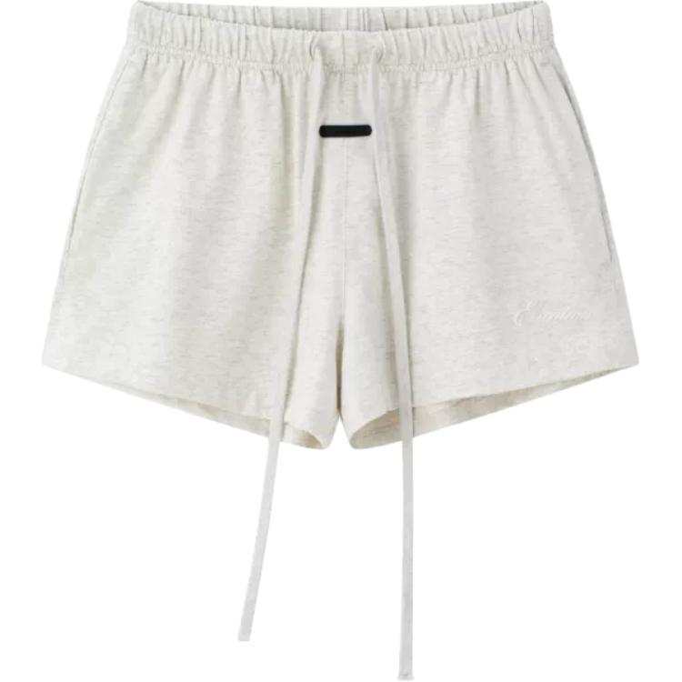 Fear Of God Essentials Casual Shorts Women's Light Oat Moderate Straight Fit Pants