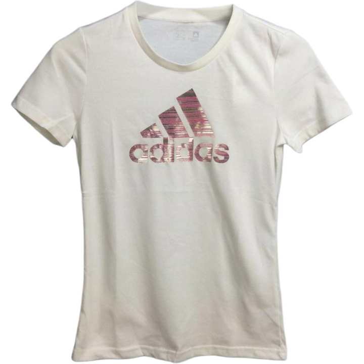 Adidas Adidas T Shirts Women's White Crew Neck Moderate