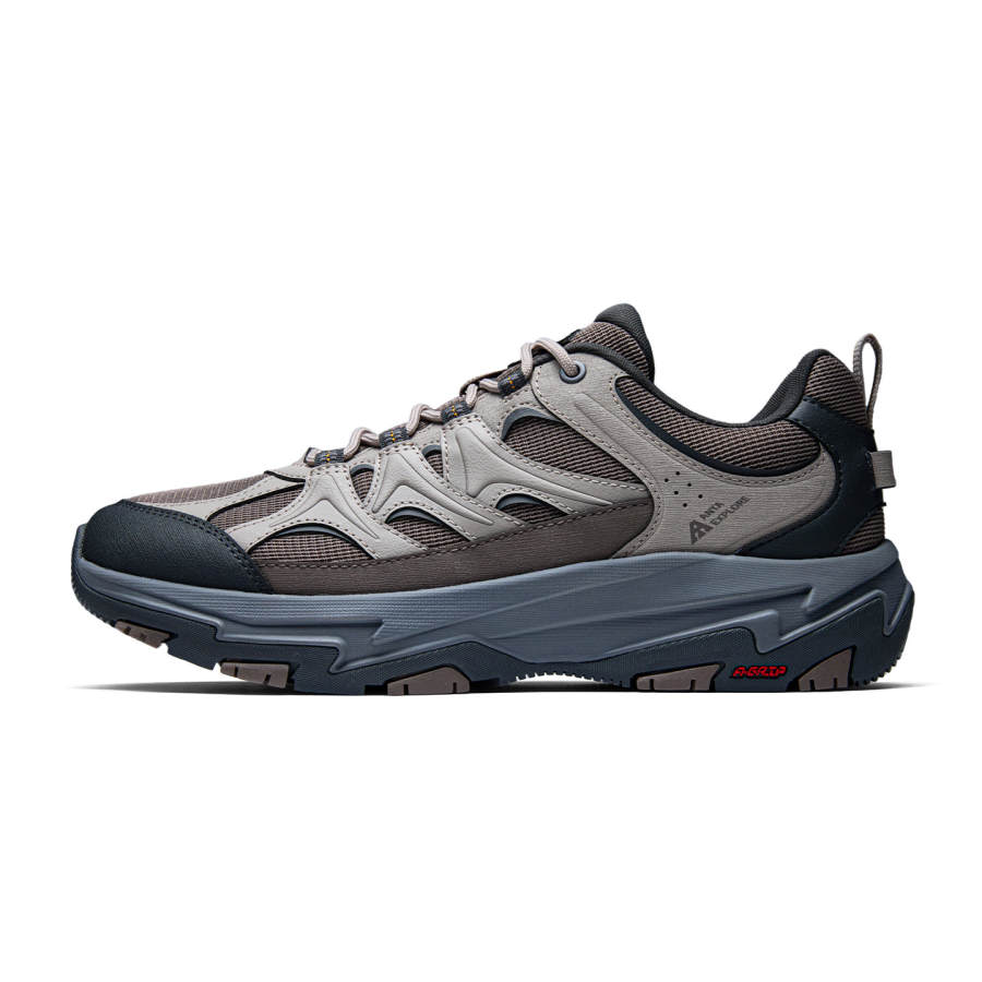 ANTA Mountain Exploration Outdoor Shoes Men's Low Top Enamel Gray/Pine Smoke Gray
