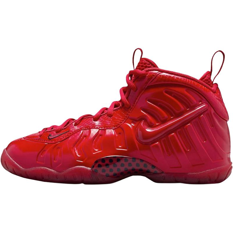 Nike Nike Air Foamposite Mid top Children's Basketball Shoes Red Unisex