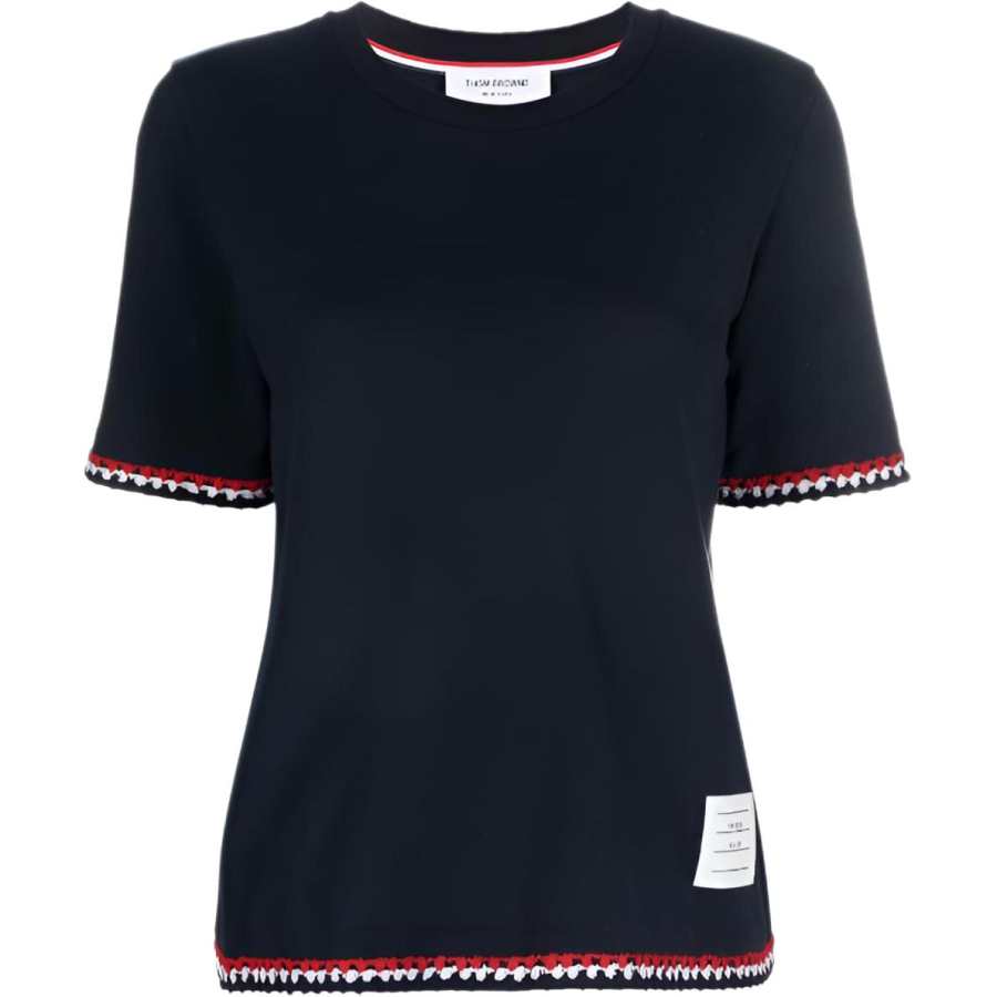 THOM BROWNE THOM BROWNE RWB-Stripe Crewneck T-Shirt