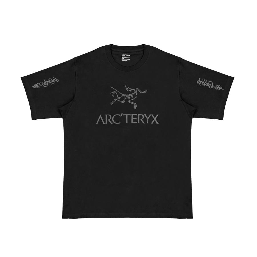 Arcteryx IONIA T Shirts Men's Black/Black International, Suggestion Size Small Crew Neck Moderate