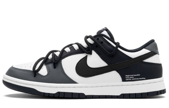 Nike Nike Dunk Skateboard Shoes Unisex Low Top Black White Gray
