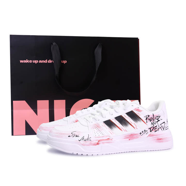 Adidas Adidas LITE BALLER Skateboard Shoes Men's Low Top Red Black