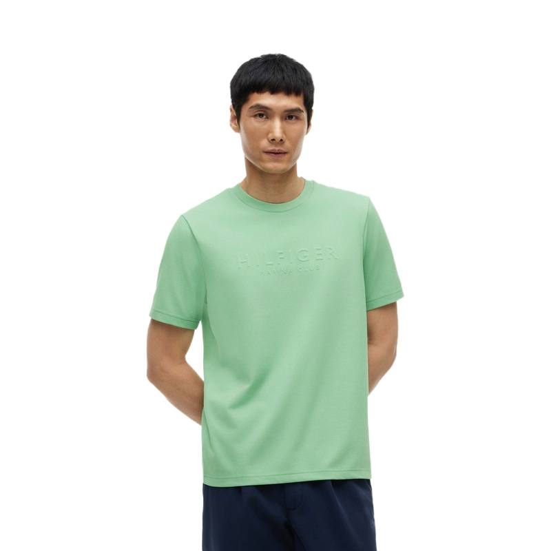 Tommy Hilfiger T Shirts Men's Crew Neck Moderate