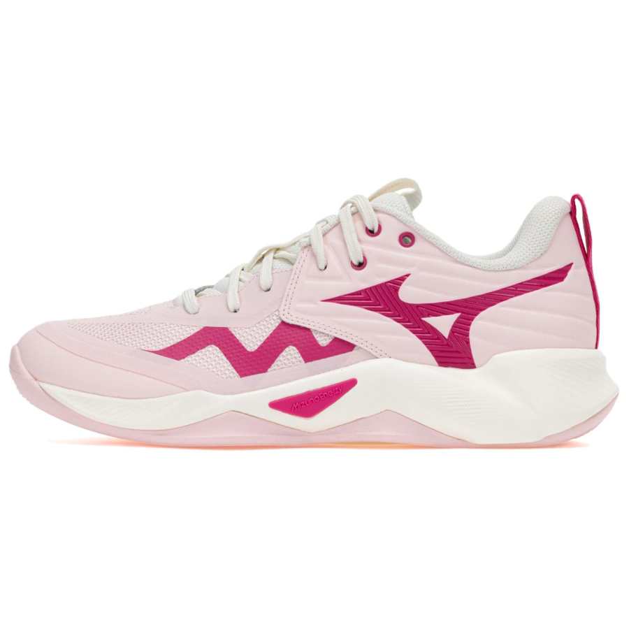 Mizuno WAVE MOMENTUM PRO Volleyball Shoes Women's Low Top Pink