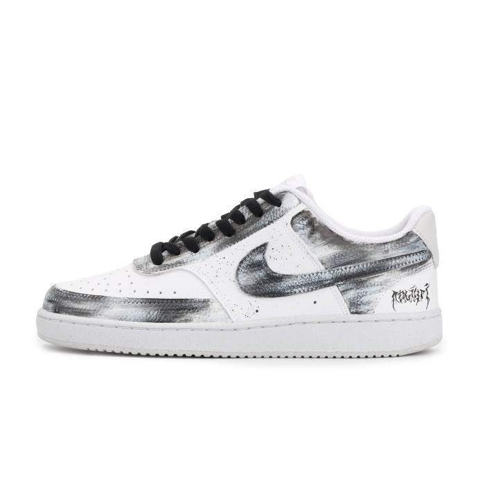 Nike Nike Court Vision Skateboard Shoes Unisex Low Top Black/White
