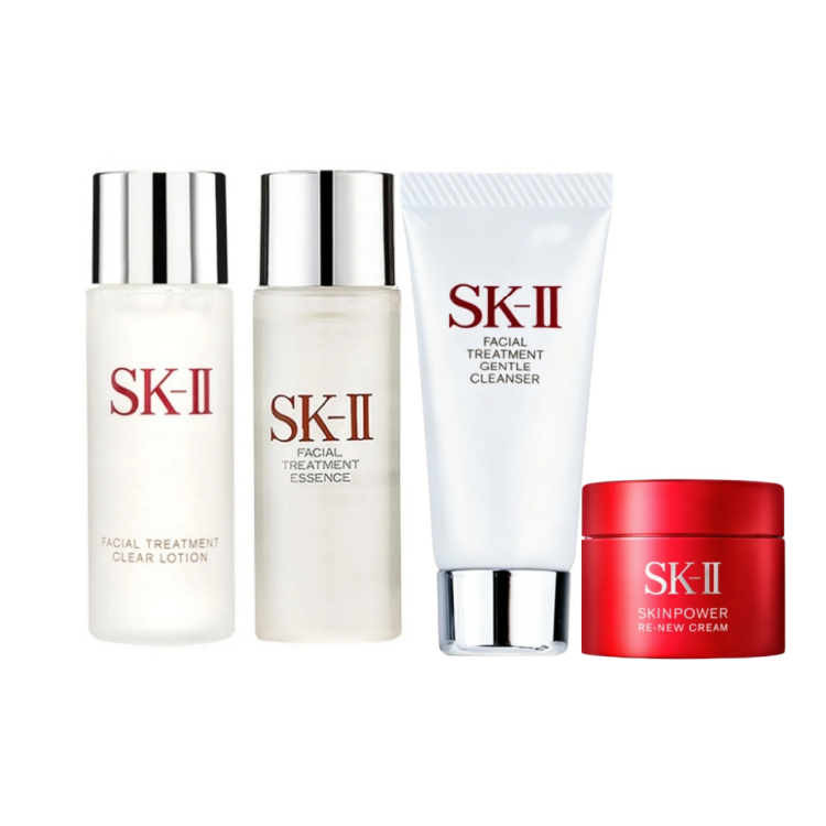 SK-II SK II Sample Set, Divine Water Clear Luster Red Bottle Face Cleanser