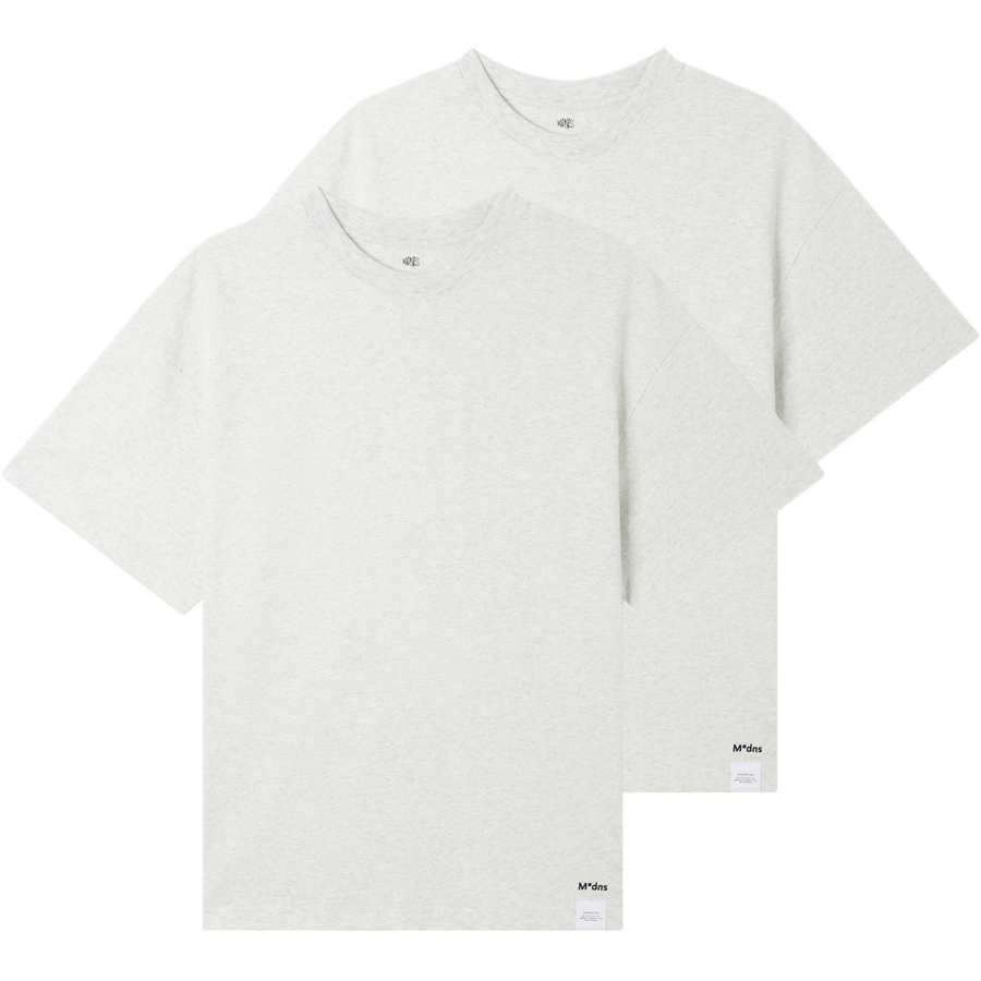 MADNESS T Shirts Men's 2 Pack Heather Gray Crew Neck