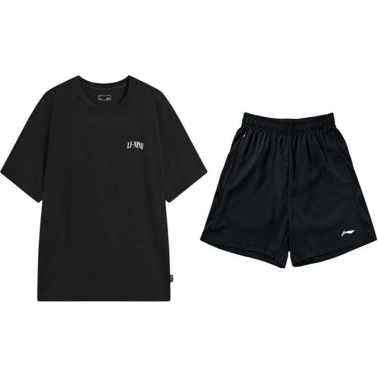 Li-Ning Li Ning Casual Sportswear Men's Crew Neck Moderate