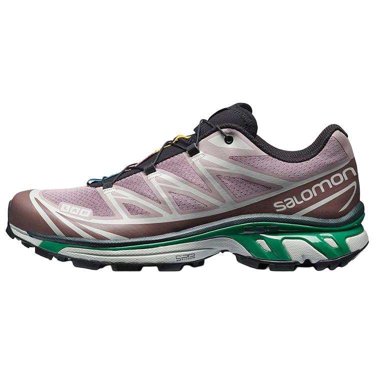 SALOMON XT 6 Running Shoes Unisex Low Top Purple