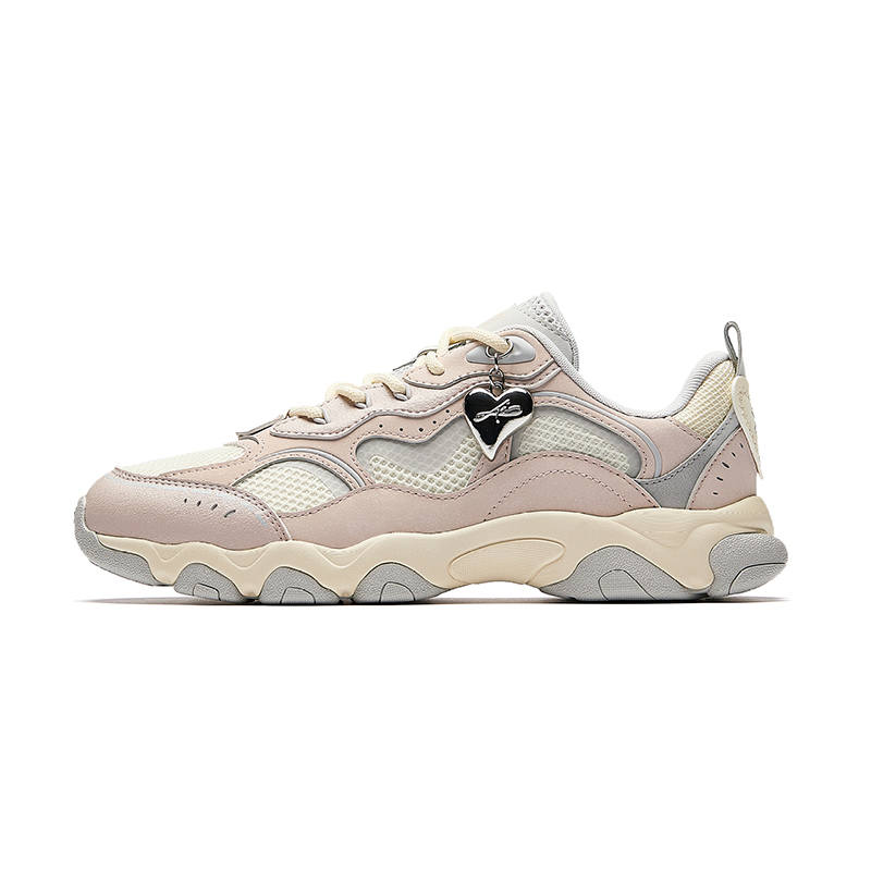 ANTA Firefly Casual Shoes Women's Low Top Lotus Gray/Light Beige White