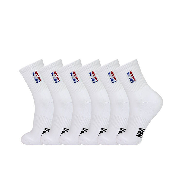 NBA Mid Calf Socks Men's 6 Pack