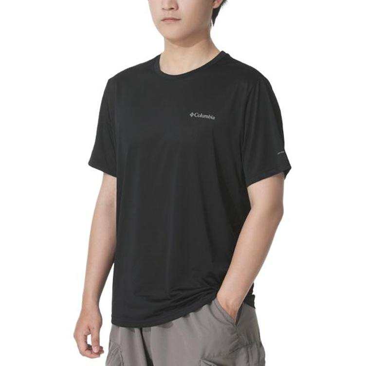Columbia Casual Sportswear Men's Black Crew Neck Moderate