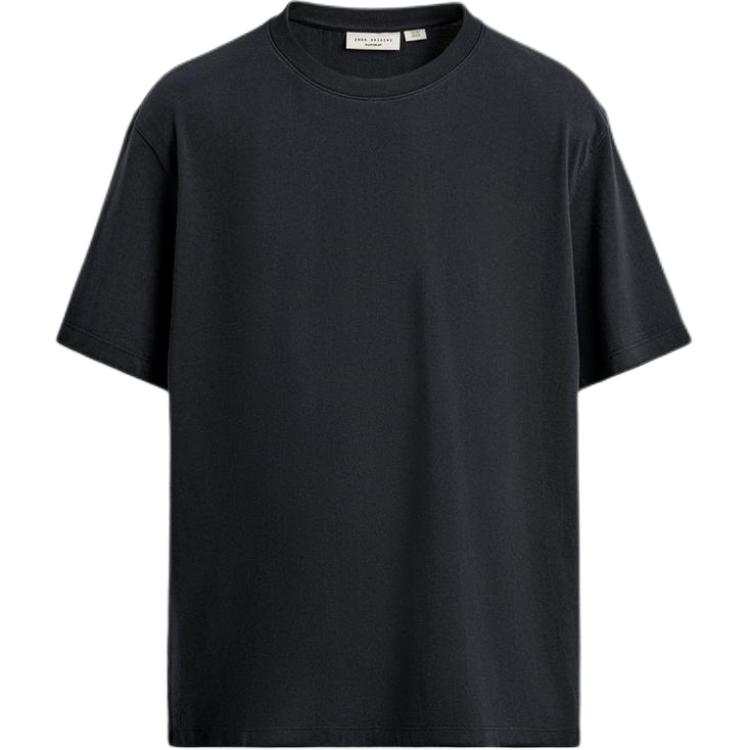 ZARA ORIGINS T Shirts Men's Deep Sea Blue Crew Neck