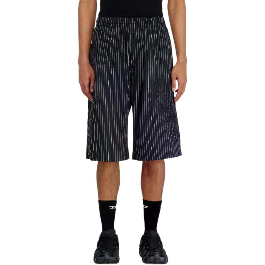 DIESEL Casual Shorts Men's Black Moderate