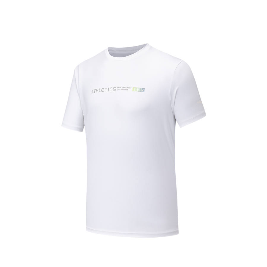 ANTA Variety Training Collection T Shirts Men's Pure White 1 Crew Neck