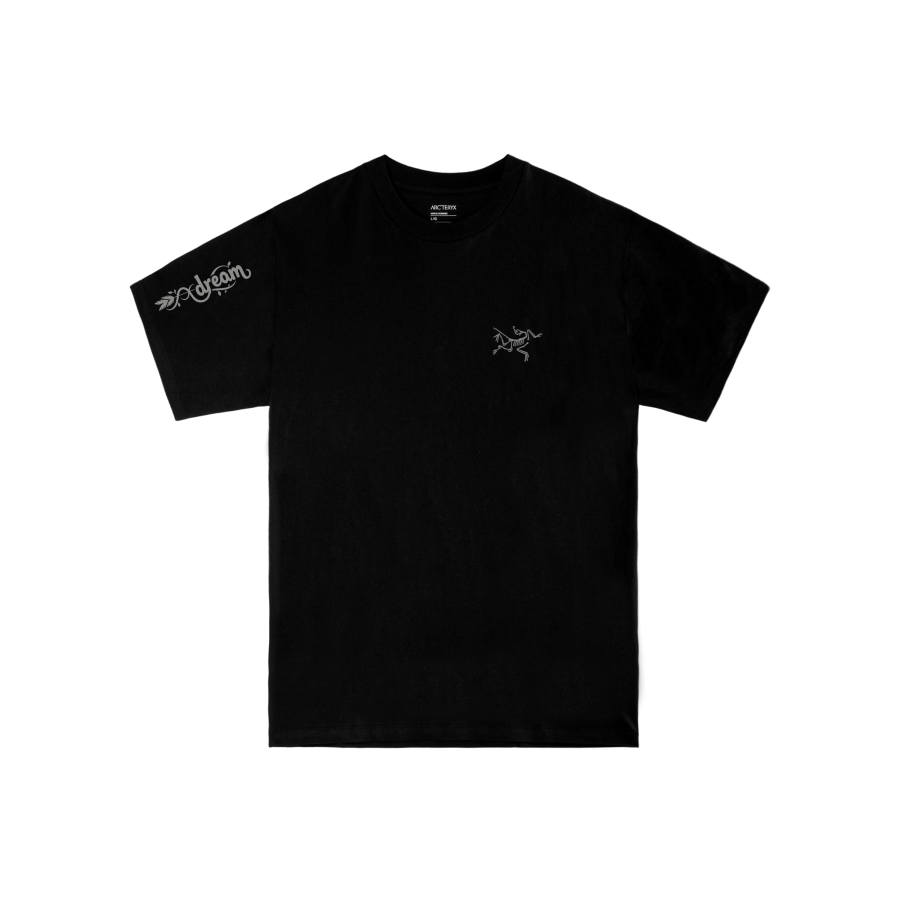 Arcteryx KRAGG T Shirts Men's Black/Black International, Suggestion Size Small Crew Neck Moderate
