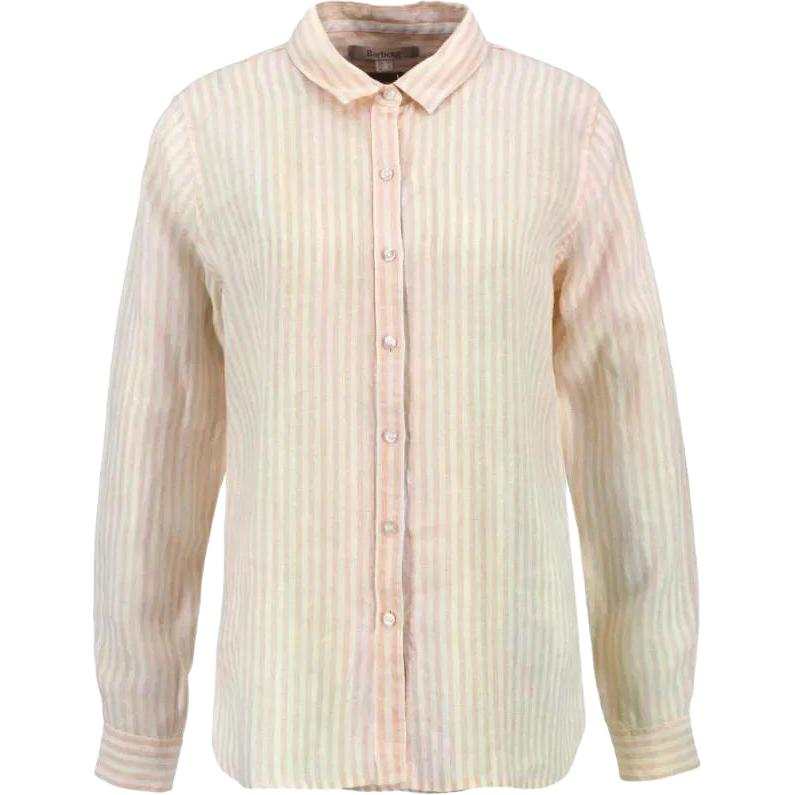 BARBOUR Shirts Women's Neutral Color Lapel Moderate Straight Fit