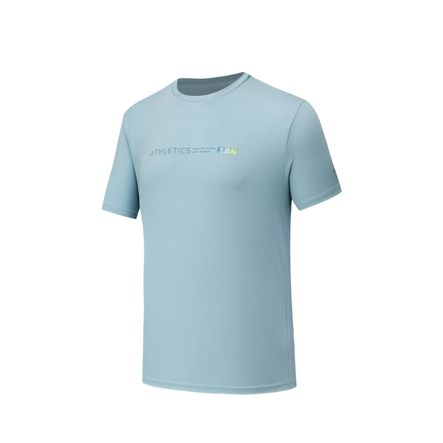 ANTA Variety Training Collection T Shirts Men's Blue Lad 2 Crew Neck