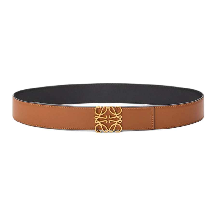 LOEWE LOEWE Cow Leather Belts Women's Brown 4cm