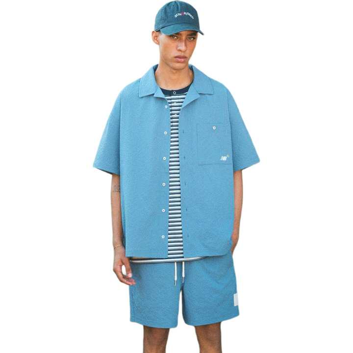 New Balance New Balance Shirts Unisex Lapel Moderate Straight Fit
