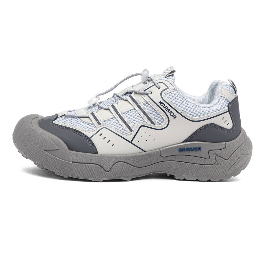 WARRIOR Mountaineering & Hiking Shoes Men's Low Top Light Gray Black