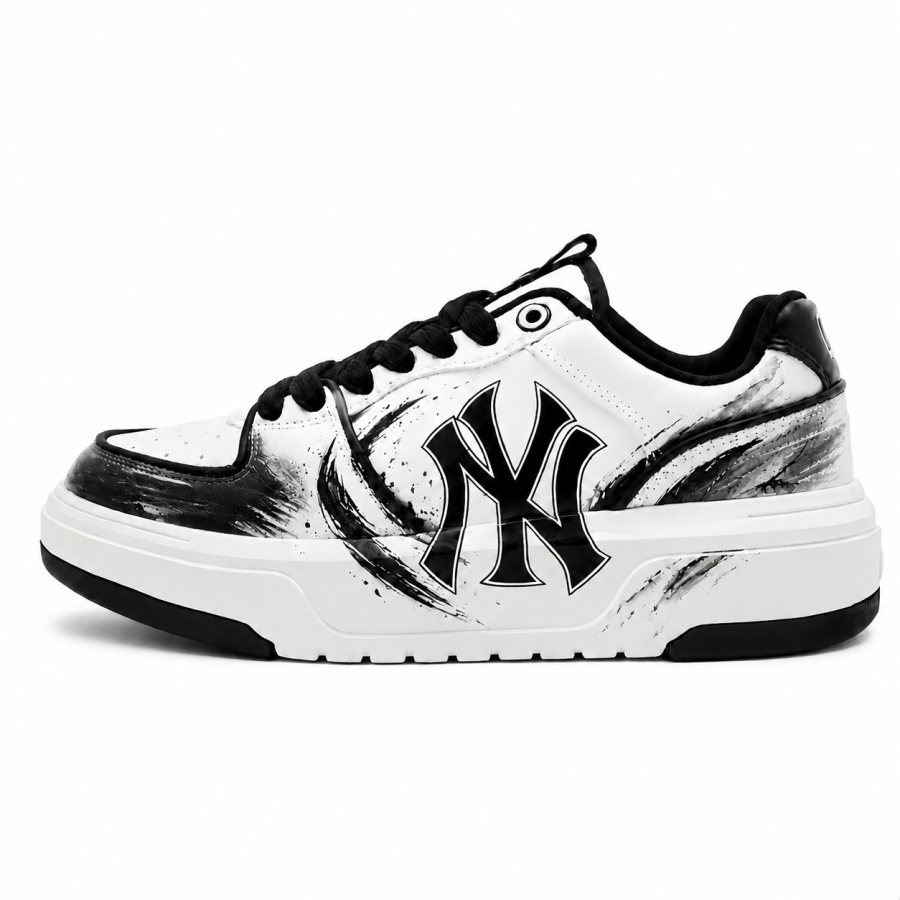 MLB MLB Chunky Liner Skateboard Shoes Unisex Low Top White Black Multicolor