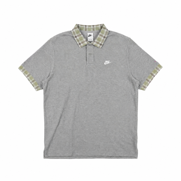 Nike Nike Club Polo Shirts Unisex Gray Lapel Moderate