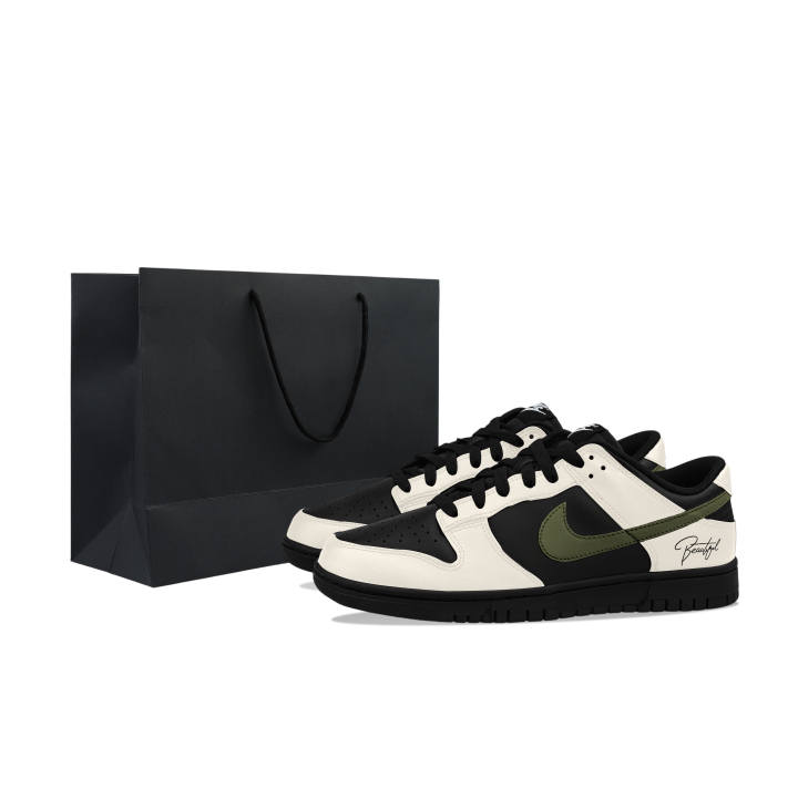 Nike Nike Dunk Skateboard Shoes Men's Low Top Ecru/Black