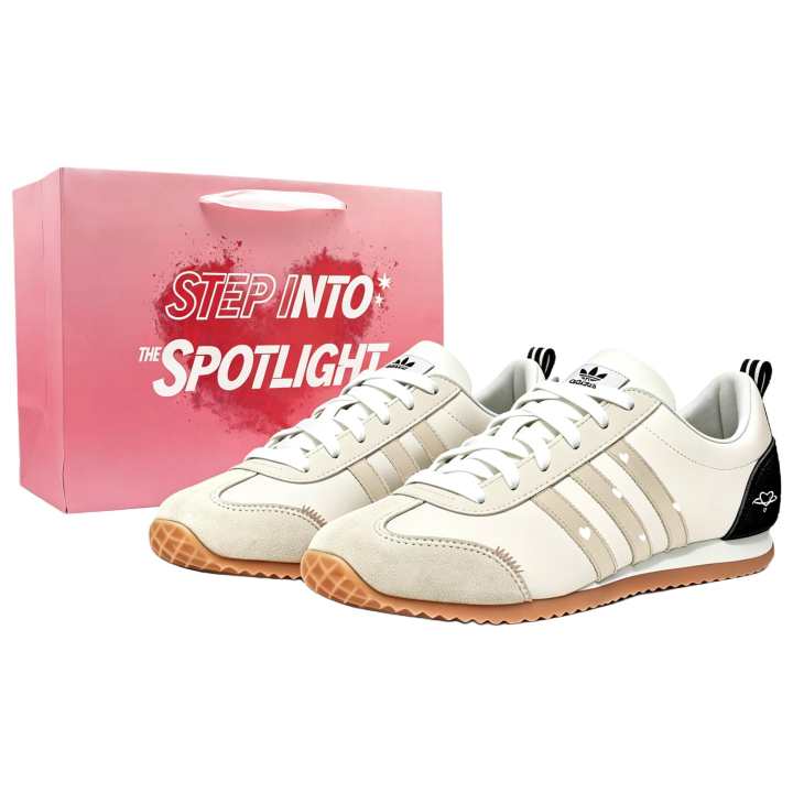 Adidas Adidas VS JOG 2.0 German Army Trainers Unisex Low Top Beige, White, Black
