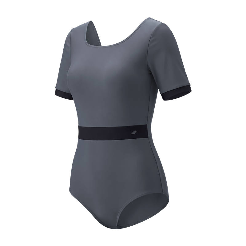 Skechers One Piece Swimsuits Women's Iron Gate Gray