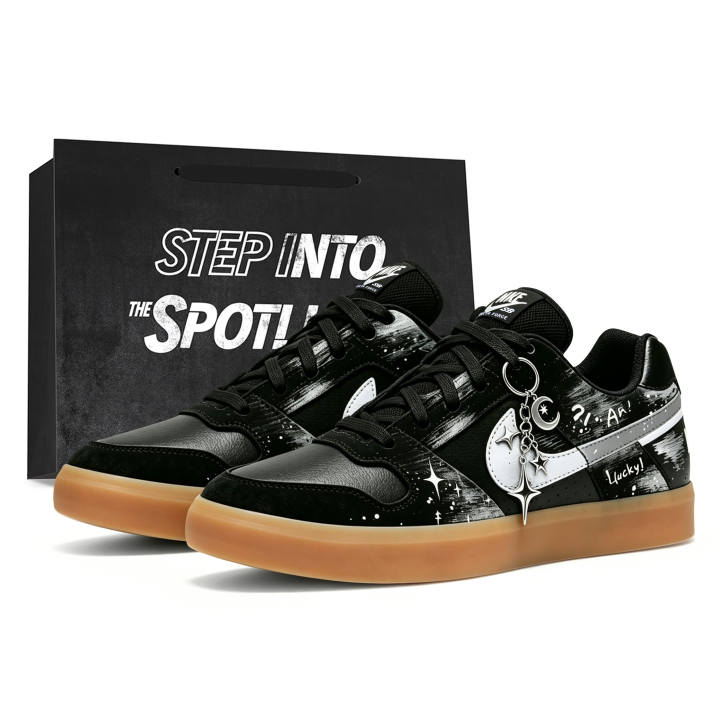 Nike Nike SB Delta Skateboard Shoes Unisex Low Top Black/White