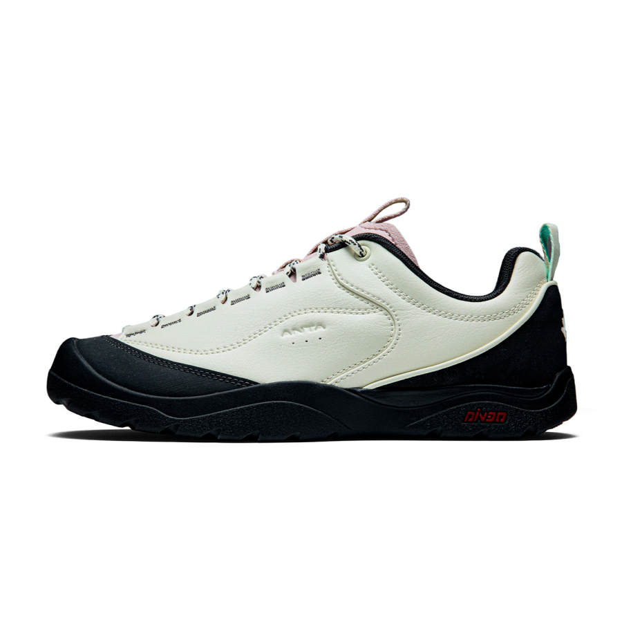 ANTA Outdoor Shoes Women's Low Top Coarse Heather Gray/Castle Gray/Light Cloud Pink