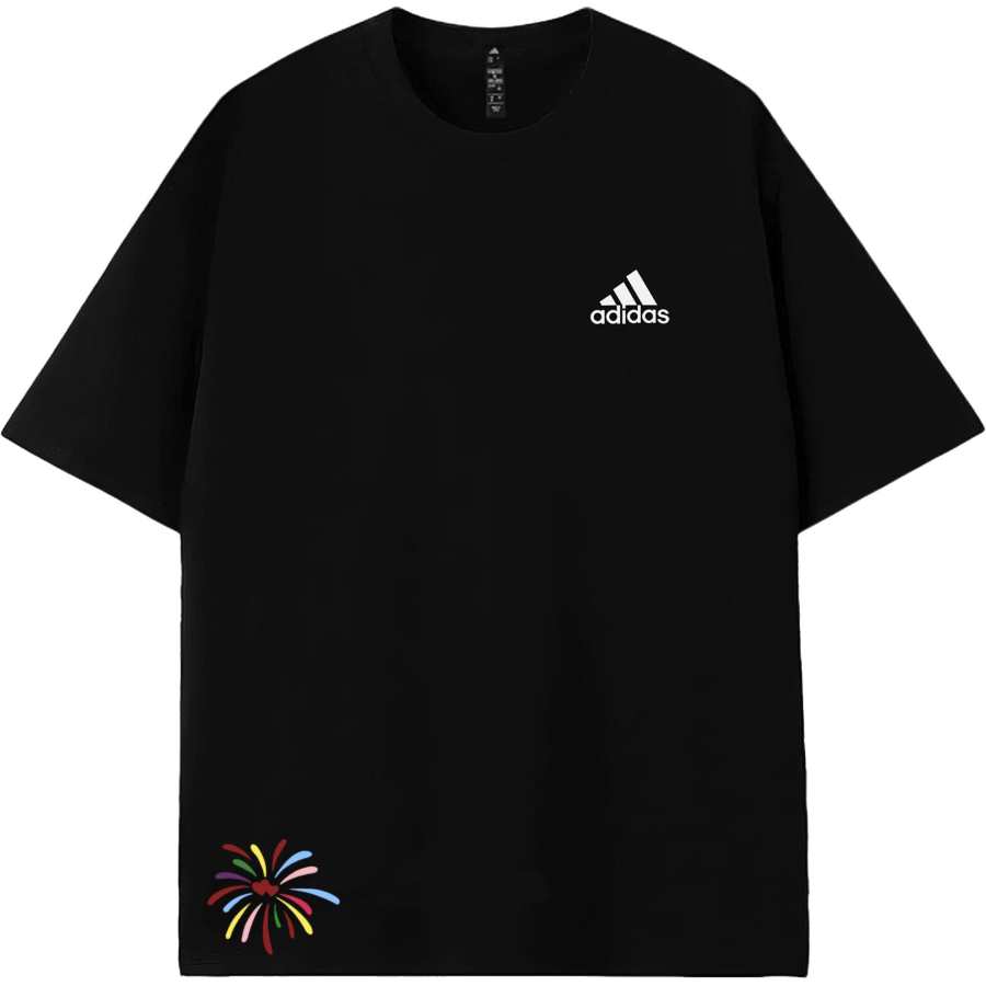 Adidas Adidas MUST HAVES T Shirts Unisex Black Crew Neck Moderate Straight Fit