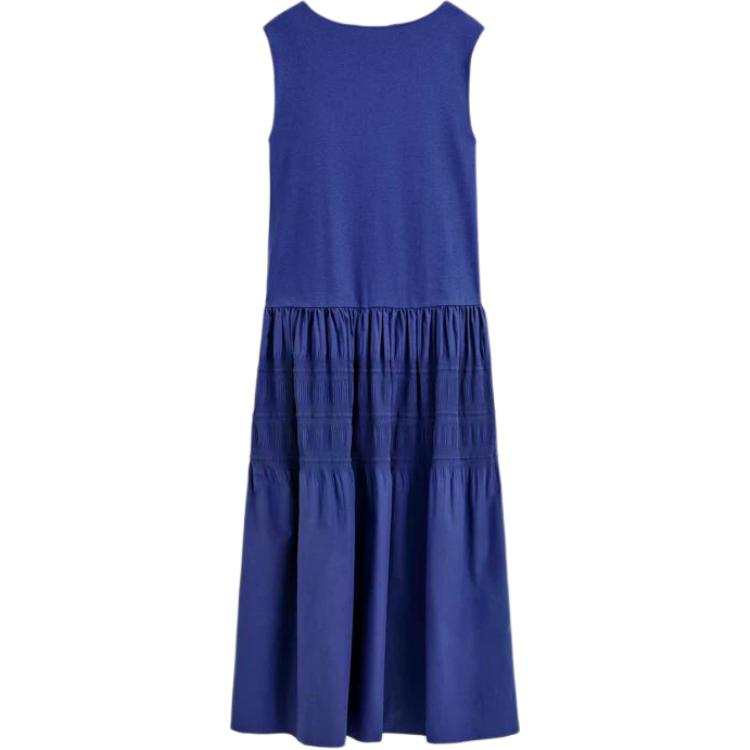 COS Sleeveless Dresses Women's Blue Crew Neck Moderate Long Skirt