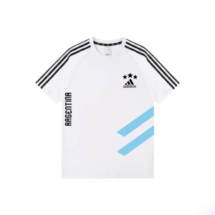 Adidas Adidas T Shirts Unisex White Pampas Eagle Crew Neck Moderate