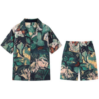 Gongdie Pajama Set Men's Multicolor