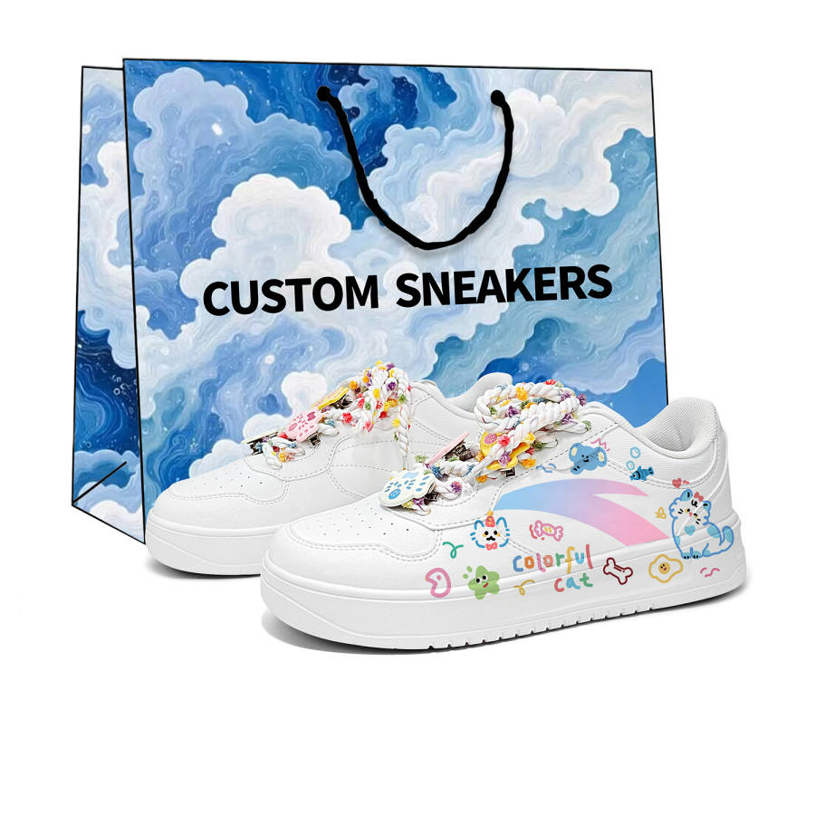 ANTA Skateboard Shoes Unisex Low Top Multicolor